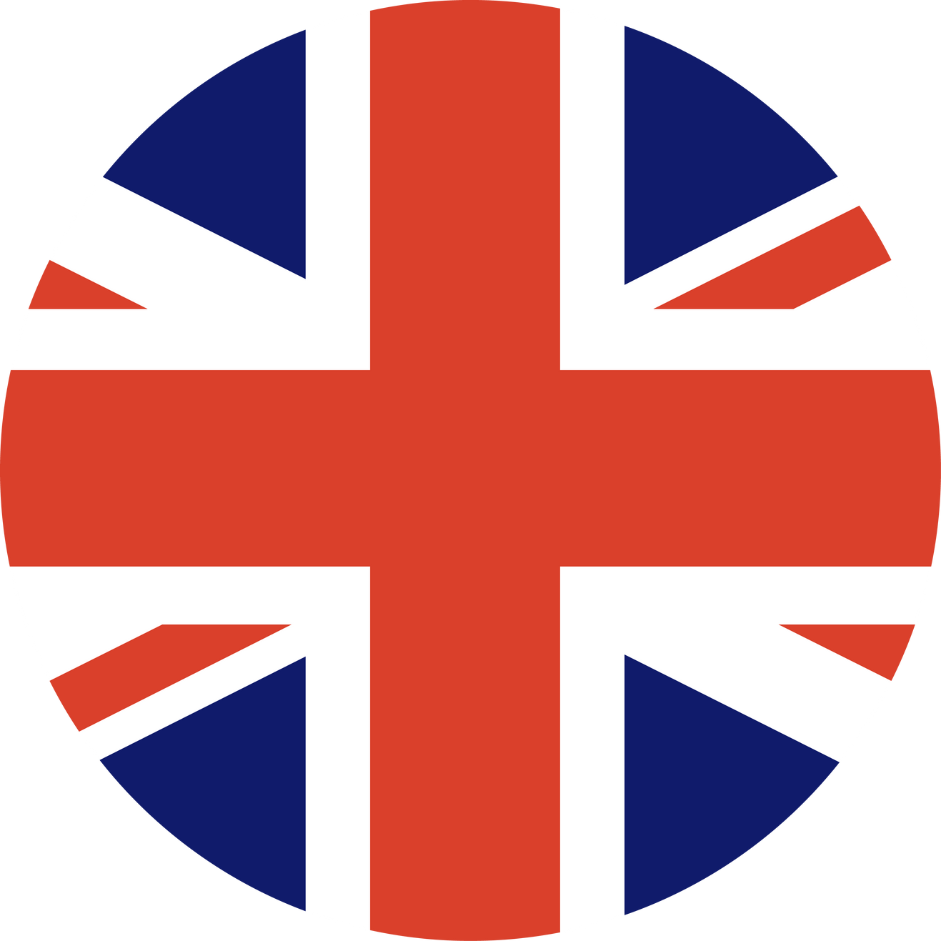 Great Britain round flag